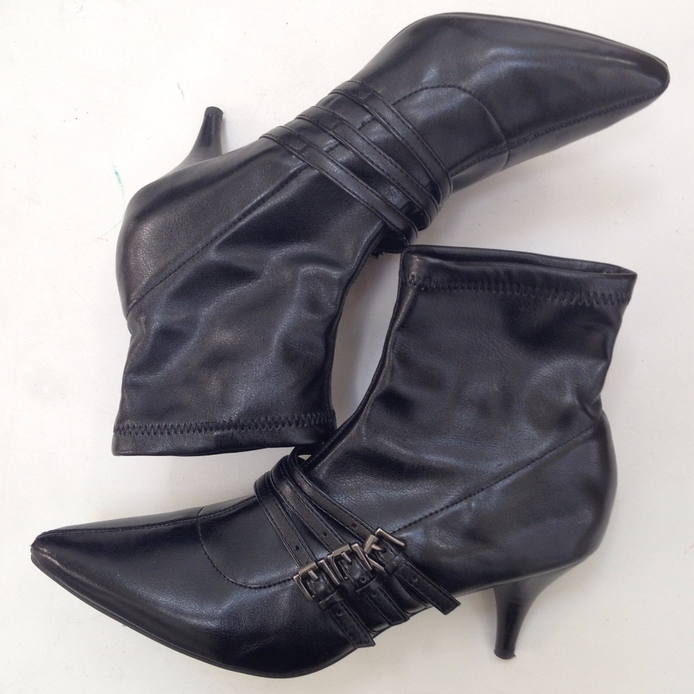BCBG (BCBGeneration) Black Ankle Boots, Size 6